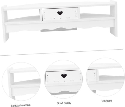 Happyyami 1Pc Desktop Monitor Storage Stand with Office Computer Screen Riser Simple Design for Enhanced Workspace Organization