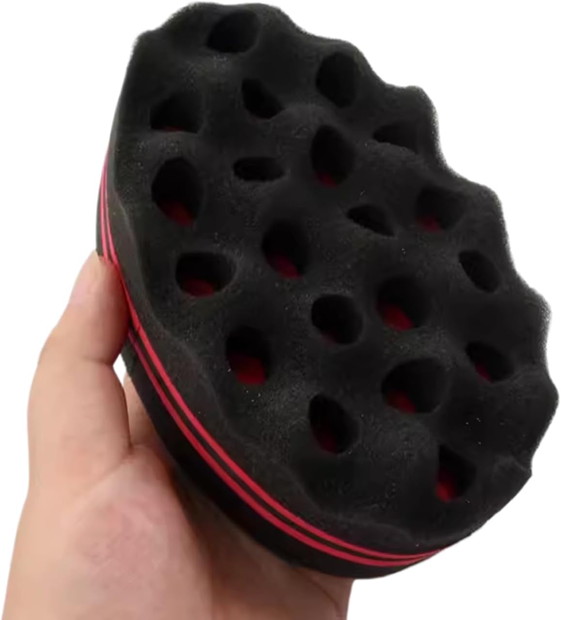 Big Holes Sponge Hair Brush - Twist Sponge For Hair | Waving Forming Dreadlock Defining Comb For Salon Homemade Grooming Barber Outdoor Travel, Dreadlock Brush, Dreadlock Defining Comb