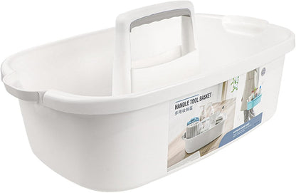 Cleaning Bucket Cleaning Caddy Stackable Wide Edge Cleaning Bucket with Grooved Handle Easy to Clean & Maintain Cleaning Supplies Organizer for Spray Bottles