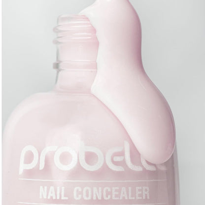 Probelle Illuminating Nail Concealer, Sheer Long Lasting Brightening Nail Polish for yellowing discolored nails, perfect finish for damaged nails with imperfections, Vegan, Gluten Free, Lilac Glow