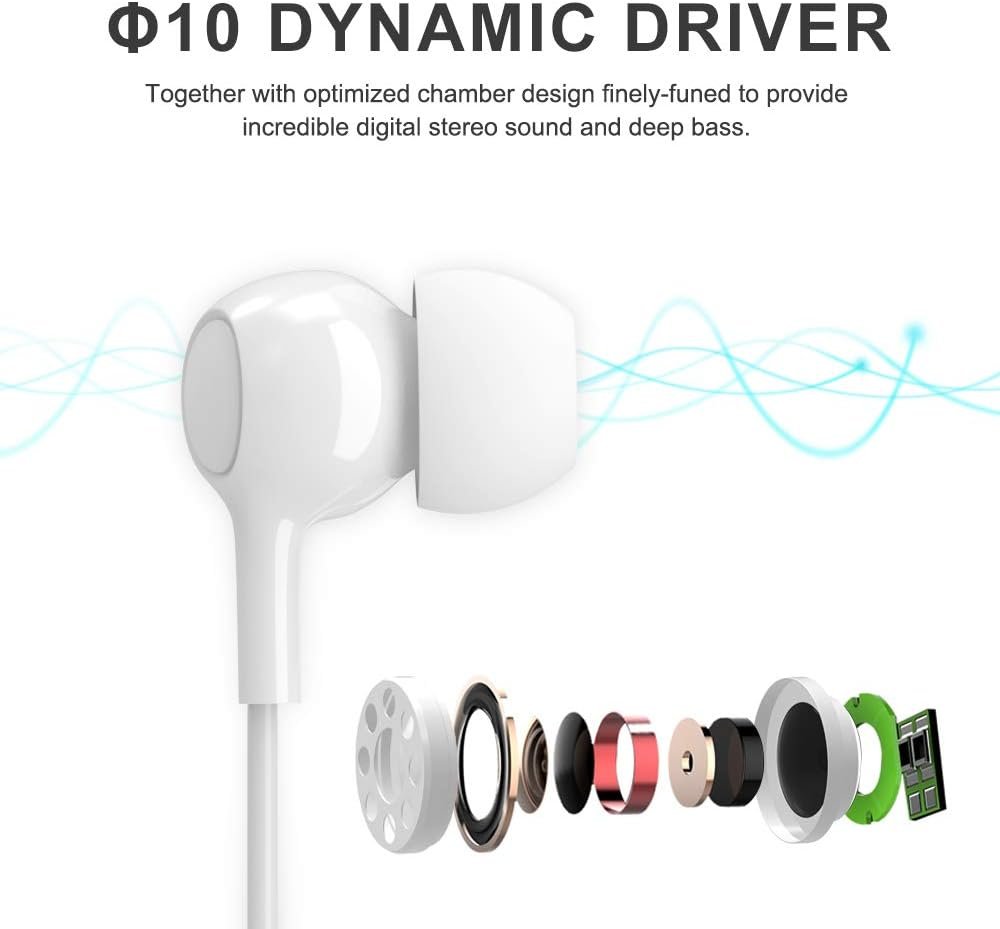 aceyoon iPhone Earphones MFi Certified Lightning Earbuds with Mic and Volume Remote iPhone 11 Headphones Noise Cancelling Universe Lightning Earphones for iPhone 12 13 X XR 8 6 7 6S 10 11Pro iPad iPod