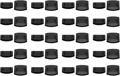 Shusmda 40Pcs Furniture Accessory Plastic Bed Slat End Caps Holders for Holding Securing Wooden Slats Bed Board Skeleton Frame