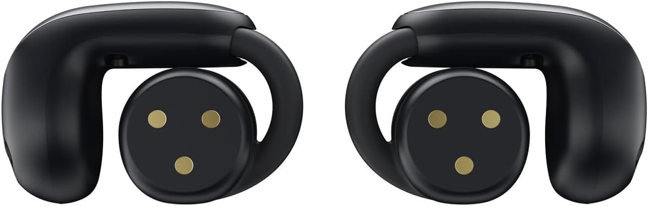 Bose Ultra Open Earbuds with Immersive Audio, Open Ear Wireless Clip on Earbuds for Comfort, OpenAudio for Awareness, Up to 48 Hours of Battery Life, Black
