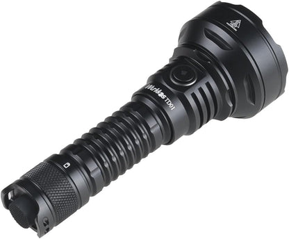 Wurkkos Tactical Flashlight High Lumens TD01C Rechargeable Torch 2000 Lumen, Max 1039 Meters Beam Distance Led Torch, Powerful IP68 Waterproof Flashlight for Camping Hiking(6500K)