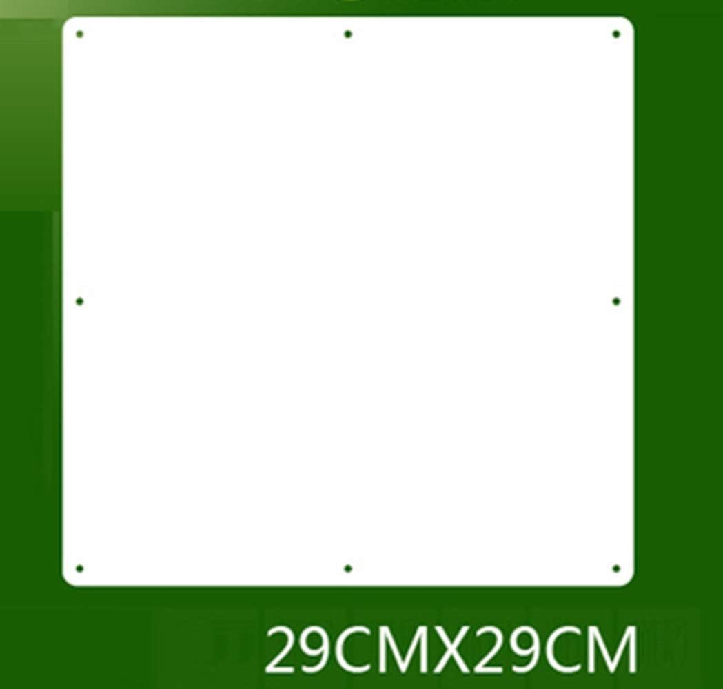 Set of 12 White Hanging Dividers for DIY Room Dividers Room Decoration with All Accessories, 29 x 29 cm (M2)