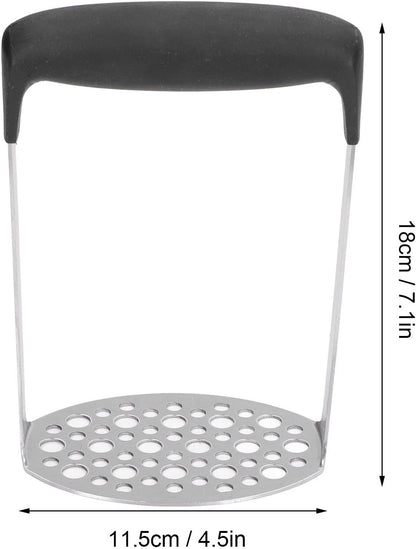 Schiacciapatate Manuale Per Schiacciapatate in Acciaio Inossidabile, Gadget da Cucina con Manico Orizzontale, Utensili da Cucina Per Cucina Ristorante