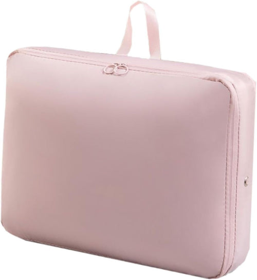 Generic Travel Storage Bag Luggage Organizer Packing Bags Portable Shoe Bags Luggage Compression Pack Clothing Organization Bag, Pink