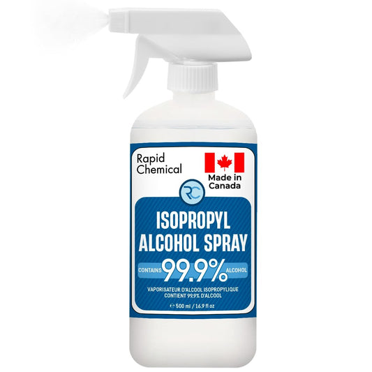 Isopropyl Alcohol Spray 99.9% - Rubbing Alcohol 99 Percent - 500ml - USP Grade - Made in Canada by Rapid Protectant (1 Bottle, 500ml)