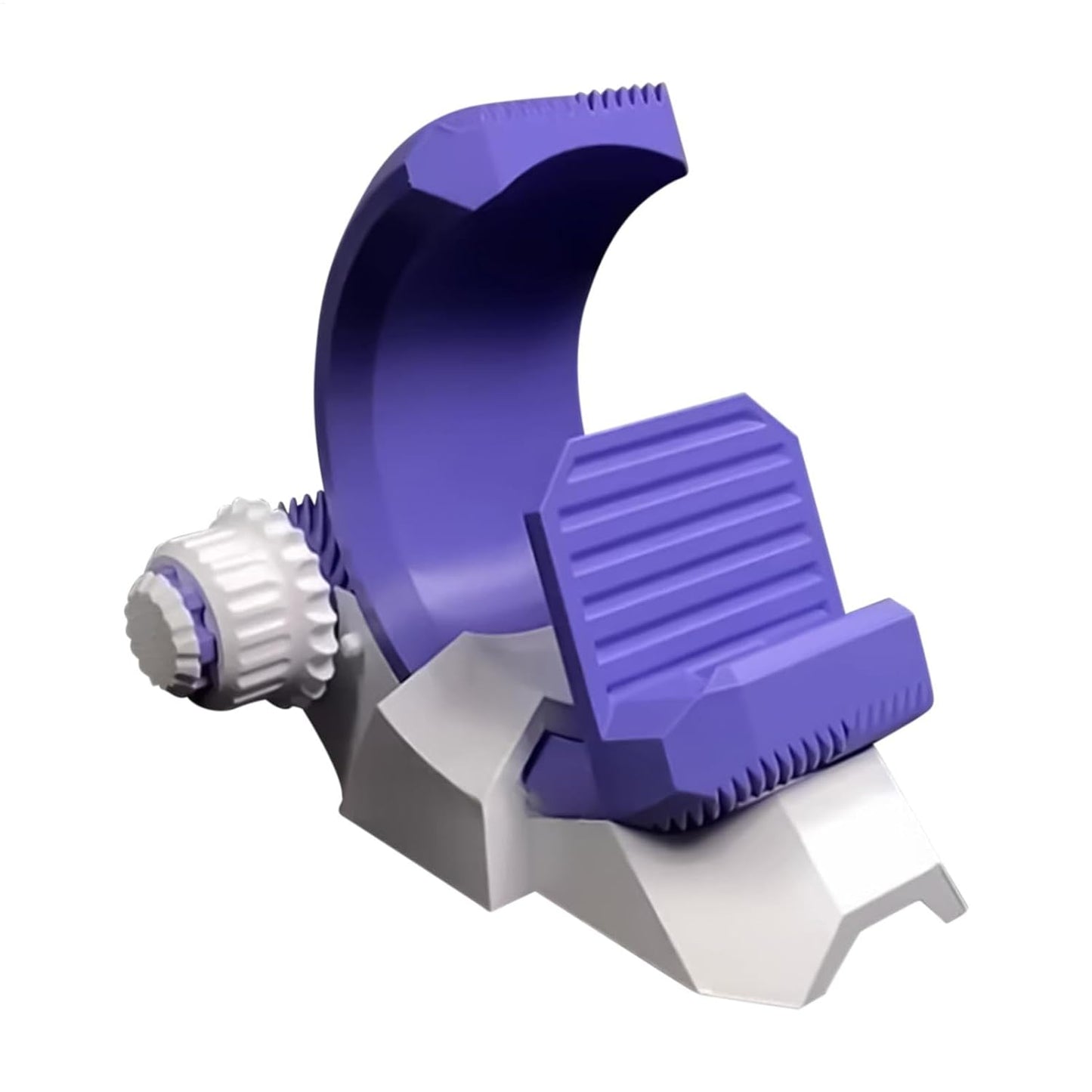 3D Printed Gear Design Desk Smartphone Holder, Portable Cellphone Dock, Stylish Mount, Adjustable Smartphone, Convenient Phone Support, Phone Stand for Travel and Outdoor Use