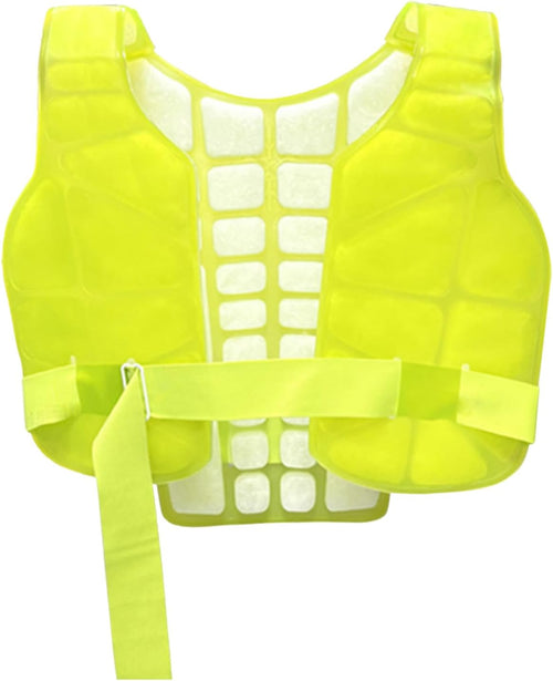 Cooling Vest, Reusable Adjustable Ice Vest, Lightweight Personal Gear, 14.96x12.99x0.98 inches Breathable Mesh with Pockets, Ideal for Work, Workout, Construction, Fishing