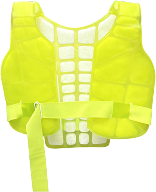 Cooling Vest, Reusable Adjustable Ice Vest, Lightweight Personal Gear, 14.96x12.99x0.98 inches Breathable Mesh with Pockets, Ideal for Work, Workout, Construction, Fishing