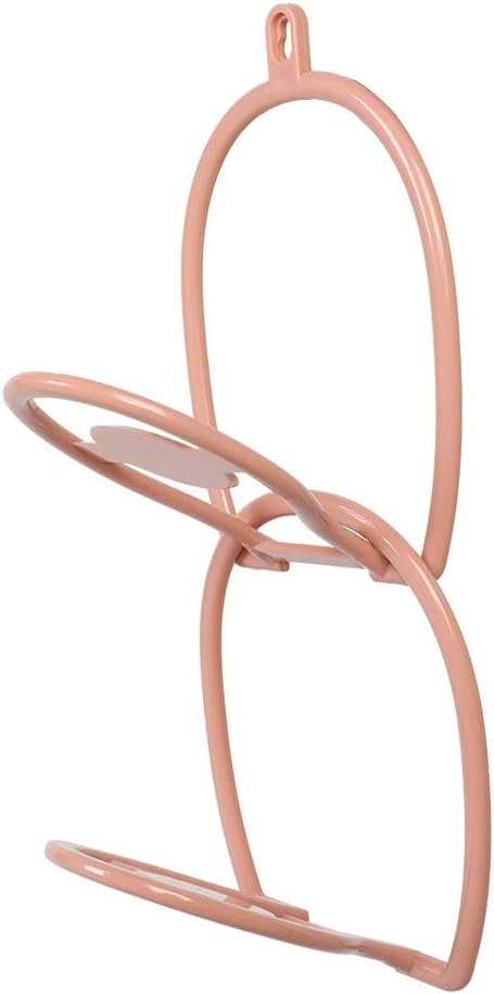Wall Mounted Hooks Stick On Wall Foldable Clothes Hat Scarf Towel Hanger Holder Durable ABS Material Space Saving Organizer for Bedroom Bathroom Kitchen Office Storage Pink Blue (Roseate)