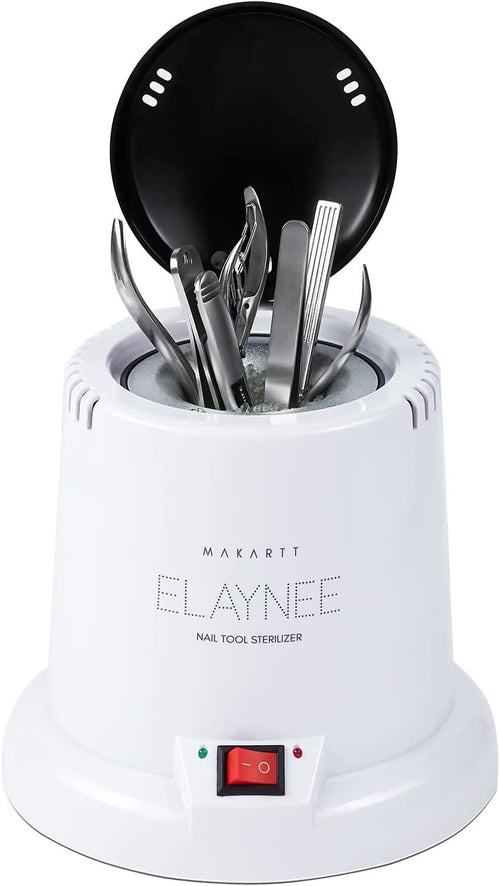 Makartt Nail Tool Sterilizer For Esthetician Sterilization Machine Metal Nail Art Tools Lash Tech Supplies High Temperature For Nail Supplies Manicure Salon