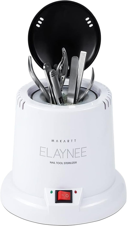 Makartt Nail Tool Sterilizer For Esthetician Sterilization Machine Metal Nail Art Tools Lash Tech Supplies High Temperature For Nail Supplies Manicure Salon
