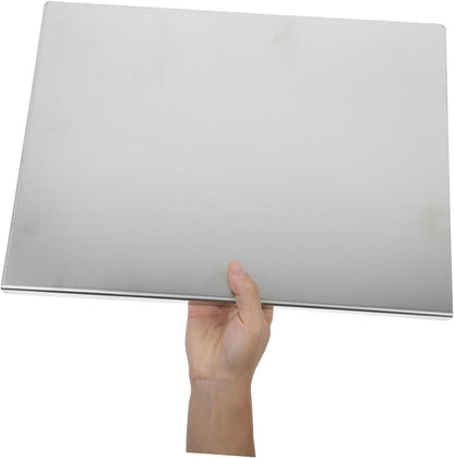 Luxshiny Stainless Steel Cutting Board for Kitchen Thick Dishwasher Safe Chopping Board Versatile Dough Preparation and Food Prep Tool