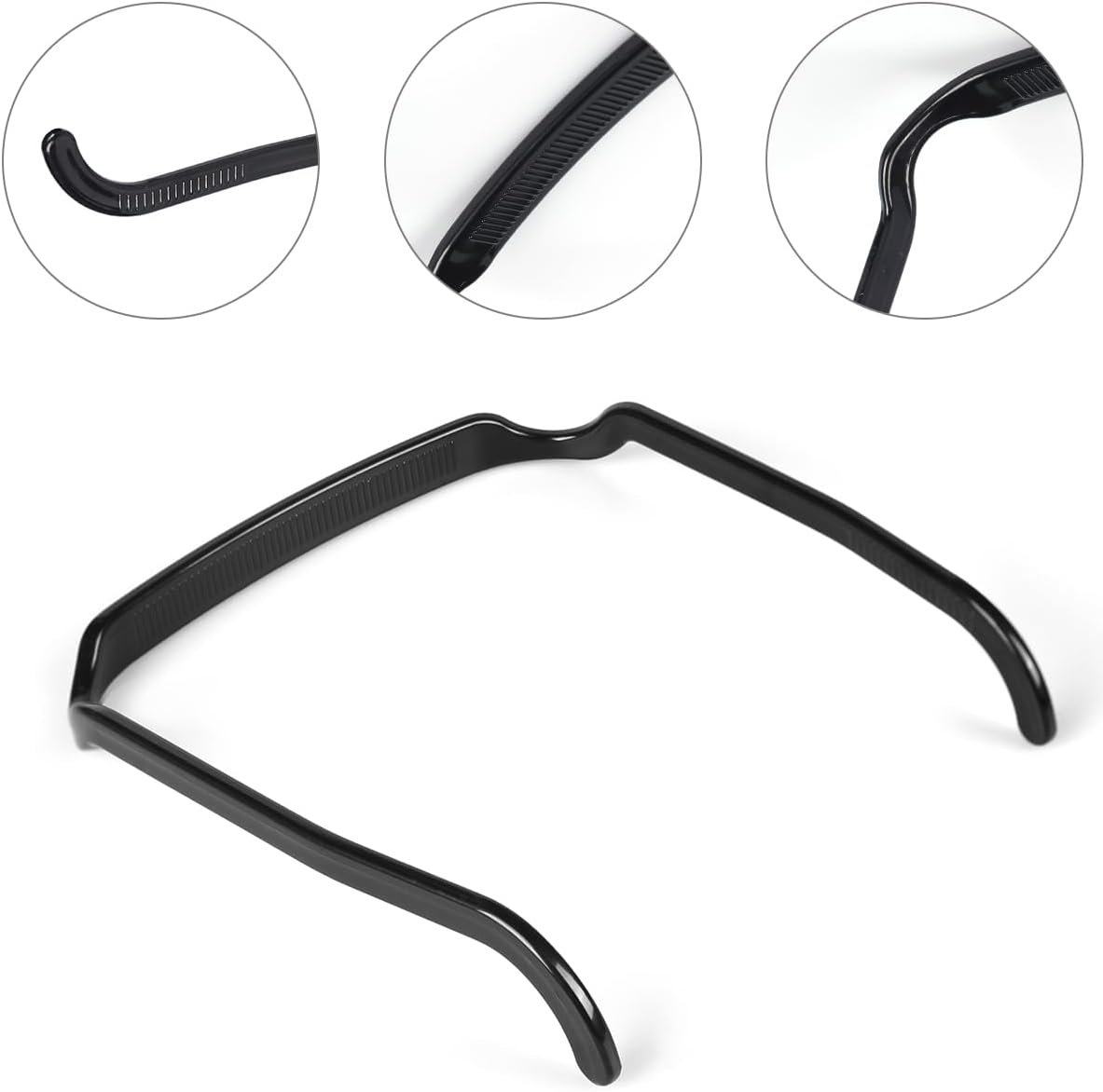 Reayou 3PCS Curly Headband, Makeup Headband for Women,Fashion Curly Hair Thick Hair Band, Curly Hairstyle Fixing Tool, Invisible Hair Hoop That Fits Like Sunglasses, for Skin Care, Makeup Removal..