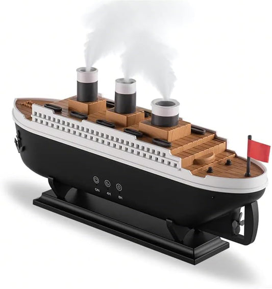 Ship Shape Oil Humidifiers 250ml Remote Control Ultrasonic Jellyfish Aroma Diffuser for Room