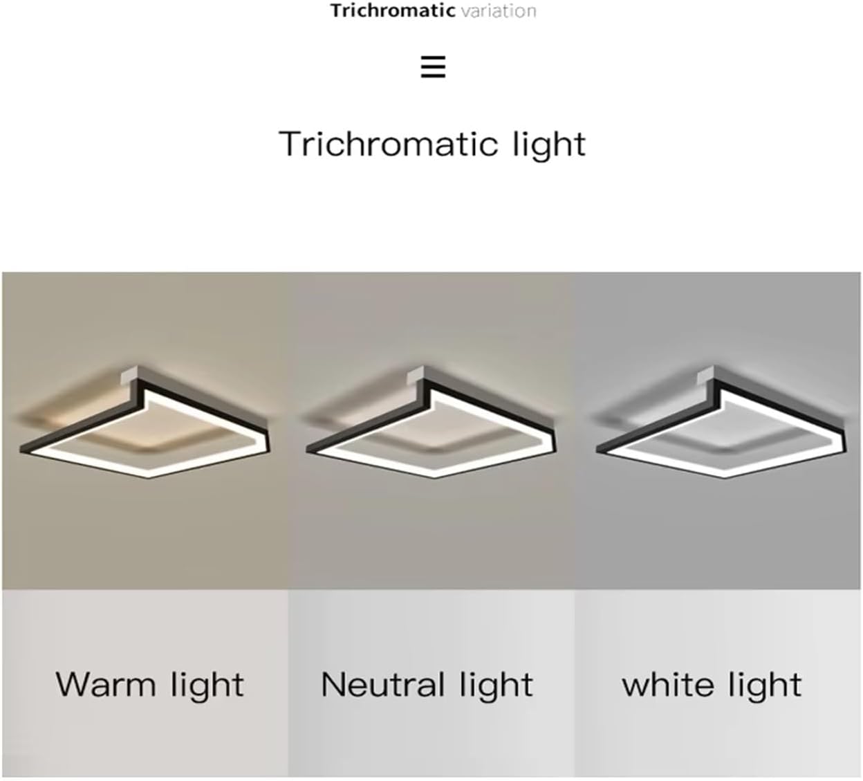 Minimalism Bedroom Ceiling Light Living Room Bedroom Study Ceiling Lamp Kitchen Black Square Ceiling Chandelier Led Smart Ceiling Lighting Fixtures