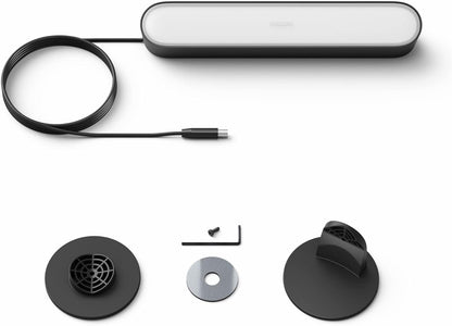 Philips Hue White and Color Ambiance Smart LED Play Table Lamp Extension (Power Supply Not Included), 1 Piece, Black