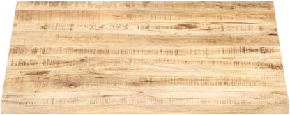 vidaXL Solid Wood Mango Table Top Indoor Dining Room Kitchen Restaurant Dinner Replacement Table Top Home Furniture Table Accessory