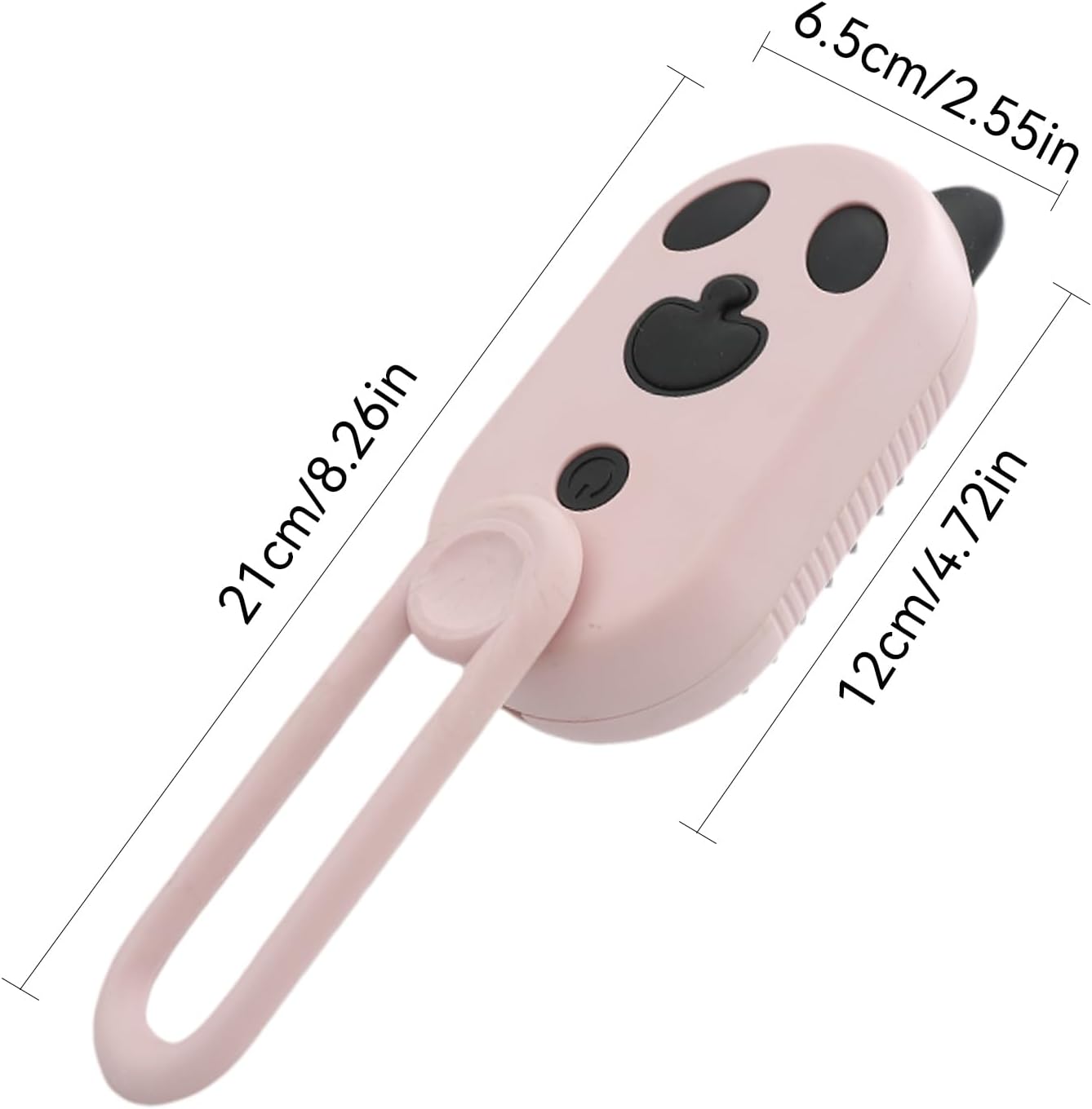 Dog Water Brush,4 in 1 Dog Hair Removal Comb with Water Spray | Steamy Pet Massage Tool, Pet Comb for Shedding, Cleaning, Grooming