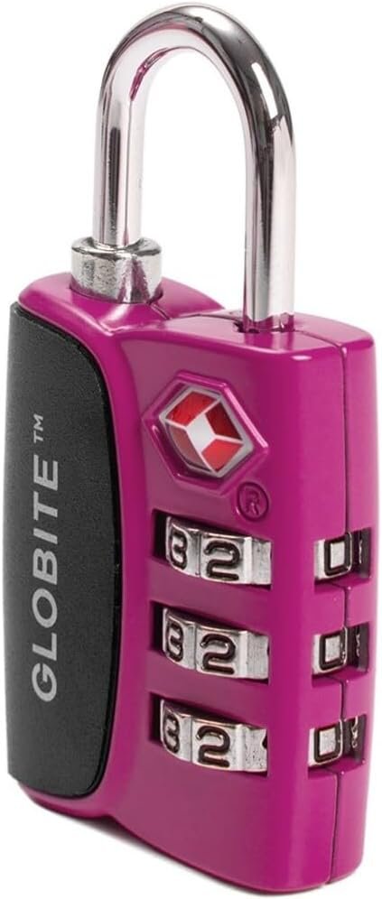 Globite TSA Combination Lock 1pk, Pink