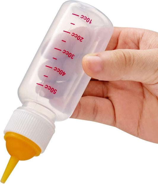 Newborn Pet bottle, Pet Feeding bottle that can replace the Original Pacifier, pet pill tablet feeder, suitable for newborn puppies, kittens, rabbits, squirrels and other small animals, suitable for newborn smaller mammals
