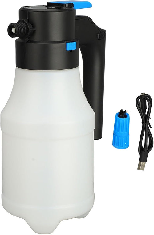 Car Wash Foam Gun - 1.5L Electric Rechargeable Cannon Sprayer, Cleaning Detailing Kit for Auto Washing, Garden Plant Watering