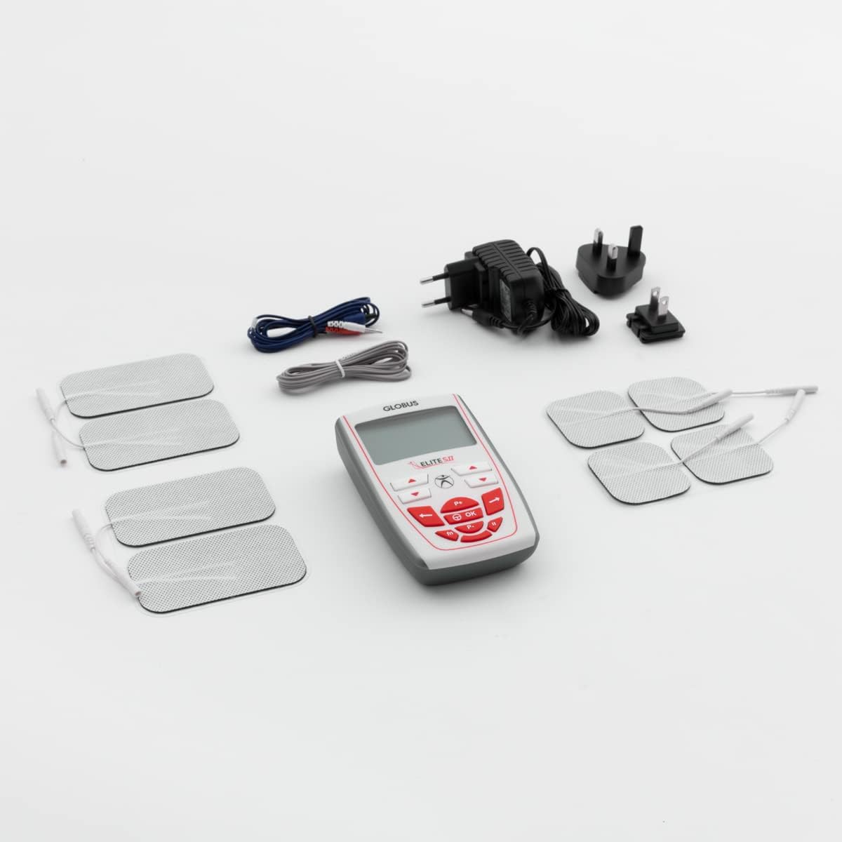 Globus | Elite SII, 2 Channel Electrostimulator, 100 Programs for Any Treatment Need, Fitness, Fitness, Beauty, Health and Wellness