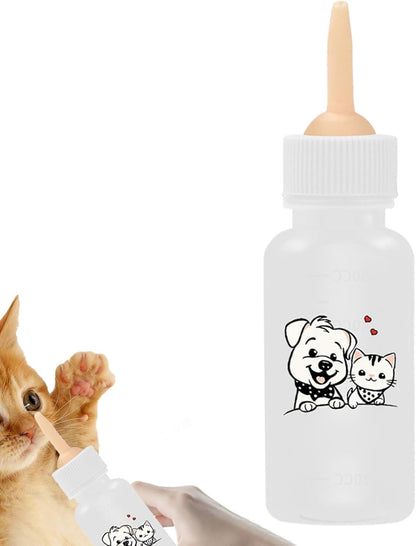 Kitten Feeding Bottle - Cat Bottles for Kittens | Puppy Milk Feeder, Feeding and Watering Supplies, Portable for Indoor Outdoor Small Animals