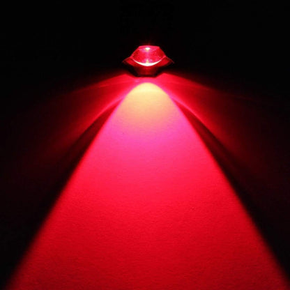 JOYLIT Red Light Mini Focus Tactical Flashlight 620nm LED Torch Lantern,Waterproof and 3 Light Modes,Powered by 14500 or AA Battery