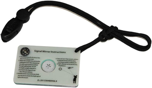 BESPORTBLE Outdoor Retroreflector Emergency Mirror Sourkout Outdoor Accessories Survival Mirror Field Reflector