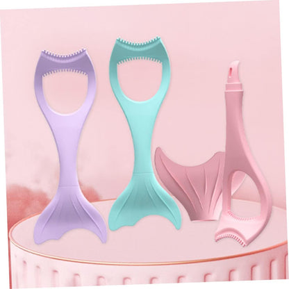 CALLARON 2 Pieces Silicone Tools for Applicator Eyeliner and Mascara Eye Guide Accessories for Stencils and Precision in Makeup