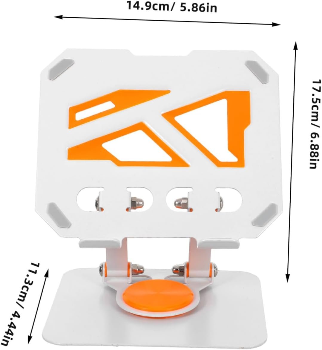 Veemoon Foldable Tablet Holder Stand: -Slip Desktop Stand Portable Holder for Office Entertainment and Travel White