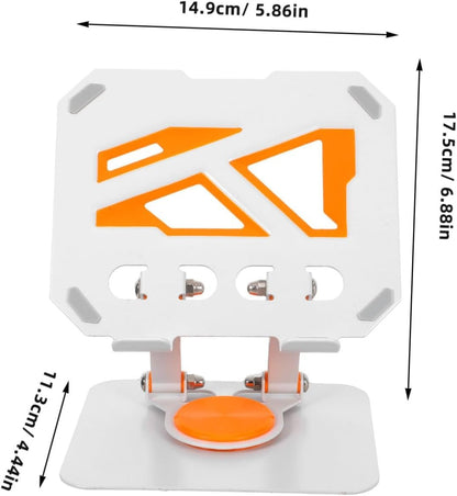 Veemoon Foldable Tablet Holder Stand: -Slip Desktop Stand Portable Holder for Office Entertainment and Travel White