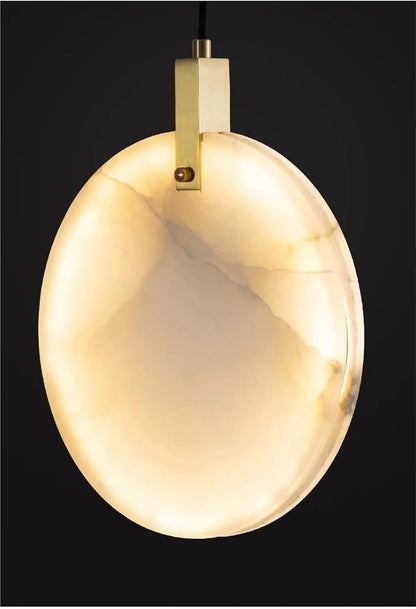 Home Deco Marble LED Dimmable Lustre Hanging Lamps Chandelier Lighting Lustre Suspension Luminaire Lampen For Dinning Room ﻿ Ring