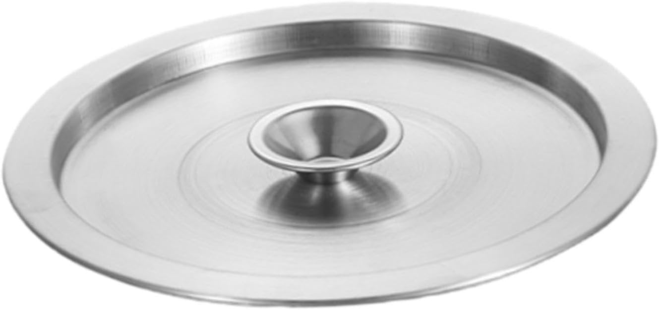 Ｂｅｓｇａ Frying Pan Cover,Stockpot Lid,Cookware Cover,Stainless Steel Household Bakeware,Pot Skillet Lid,Cooking Pot Lid for Skillets, 38cm