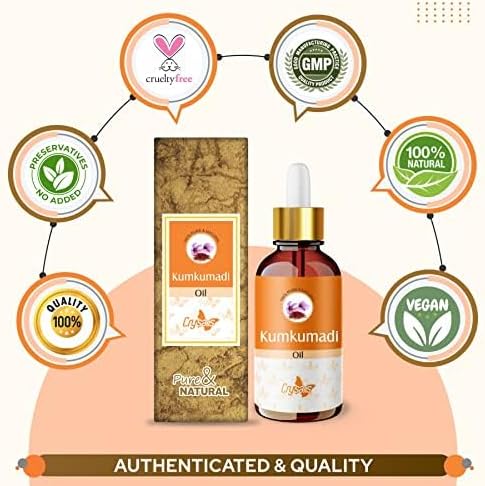 Crysalis Kumkumadi (Crocus Sativus) Oil | Pure & Natural Undiluted Essential Oil- 30 ml with Dropper