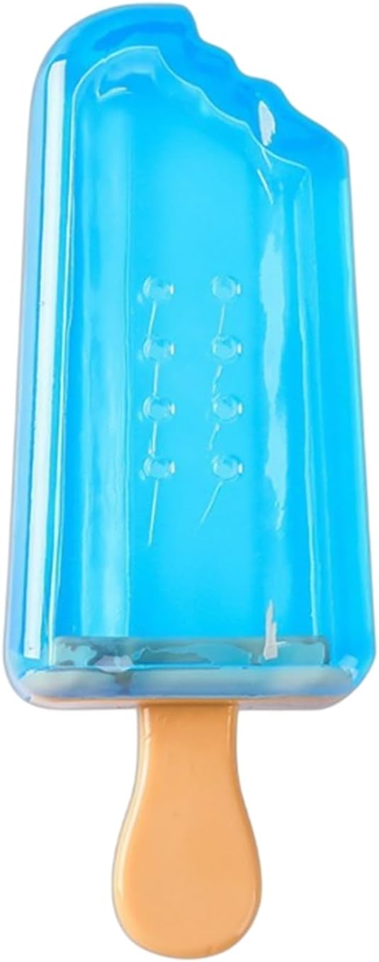 shjxi Dog Chew Toys, Interactive Dog Toy, Cooling Ice Cream Shape Teething Accessory, Non Toxic Soft Rubber, Excellent for Puppies and Dogs Outdoor Play and Training