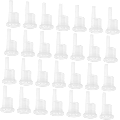 BESTYASH 100pcs Essential Oil Inner Seals Durable Leak Dropper Plug for Bottles for Aromatherapy and DIY