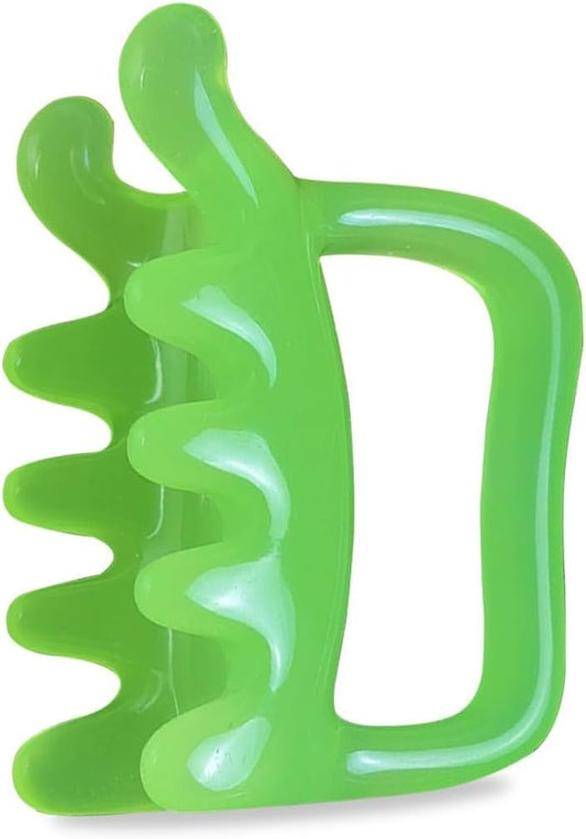 BIG SIZE Fascia Cellulite Massage Tool, Trigger Points Myofascial Release Tool for Neck, Shoulder, Back, Resin Body Massager Tension Relief Back (Green 1)