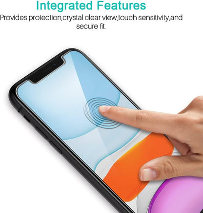 LK 3 Pack Screen Protector Compatible for iPhone 11 and iPhone XR Tempered Glass