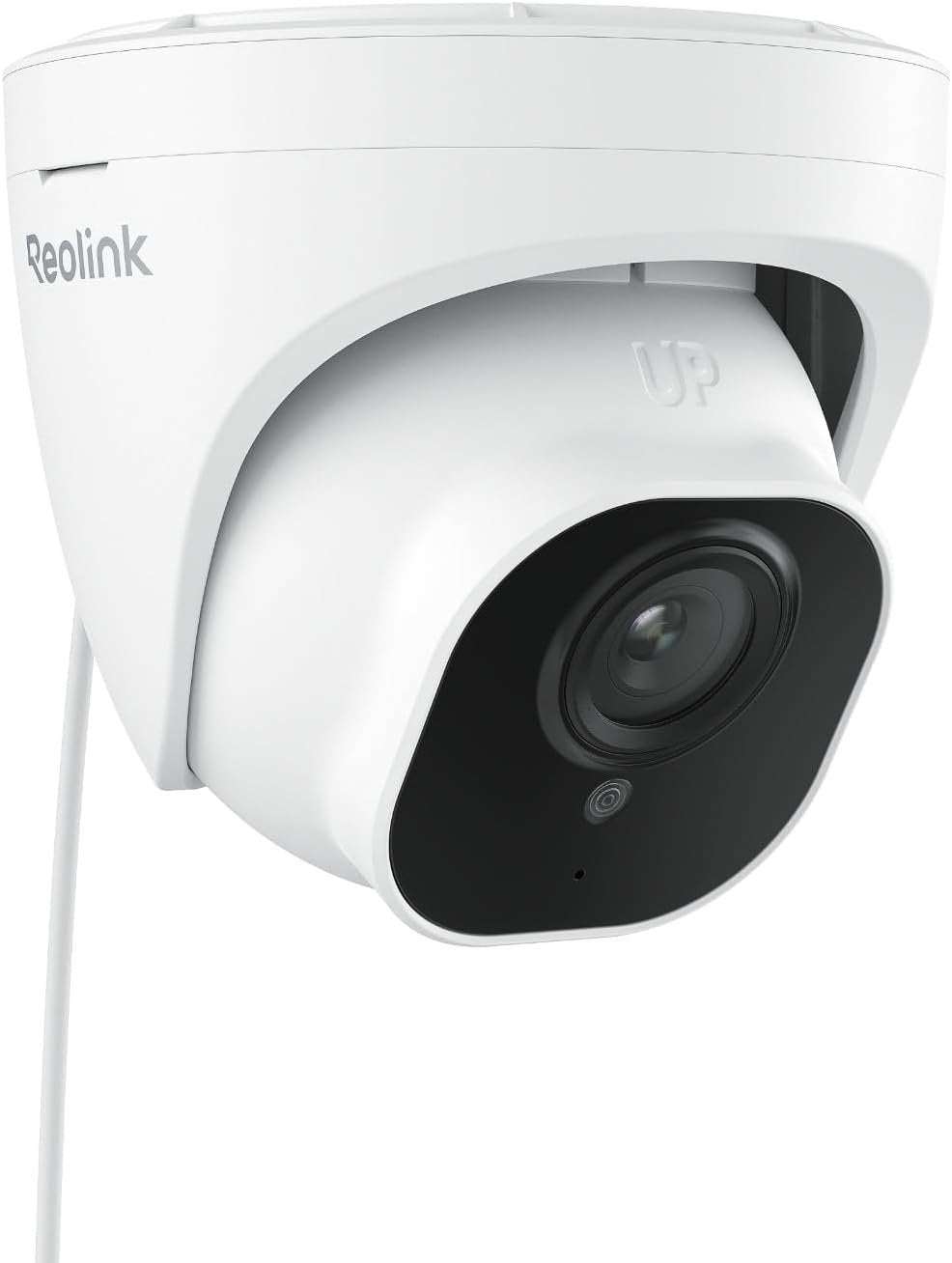 REOLINK Security Camera Outdoor, IP PoE Dome Surveillance Camera, Smart Human/Vehicle Detection, Work with Smart Home, 100ft 5MP HD IR Night Vision, Up to 256GB microSD Card, RLC-520A