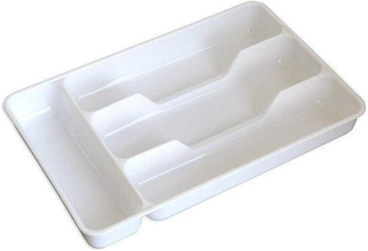 Pack of 2 Small Silverware Tray,Cutlery Tray, Keeps Forks and Spoons Perfectly Stacked by LiangTing