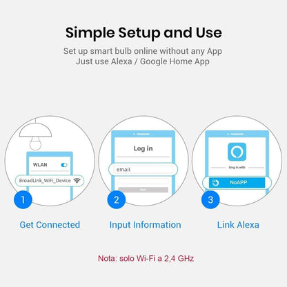 Broadlink Smart Light Bulb, 10W Dimmable RGB Color Changing Wi-Fi LED Smart Bulb E27 800lm, Works with Alexa, Google Home, Siri and IFTTT, No Hub Required, Multi-Color (LB27 R1)