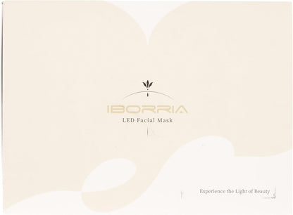 IBORRIA LED Therapy Wand, Facial Radio Frequency Device, 6 in-1 High-Frequency EMS Facial Device with R-F Function, Anti-Aging Anti-Wrinkle Facial Massager, Deep Cleansing at Home for Skincare