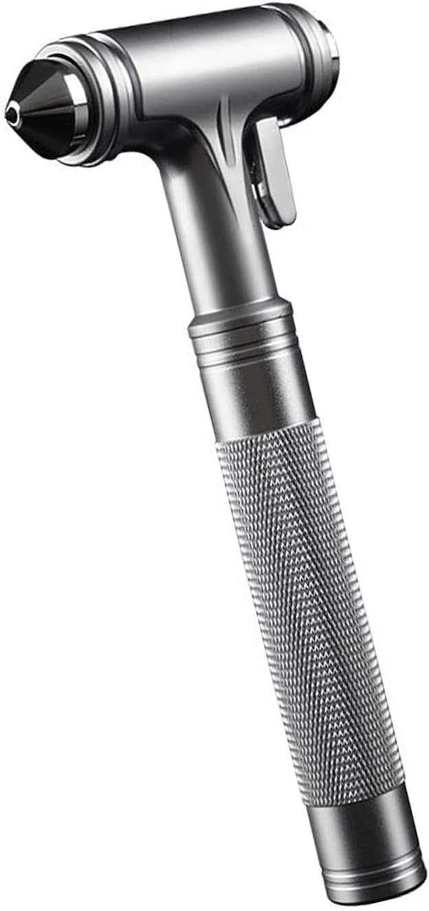 Car Safety Hammer - Emergecy Escape Tool Glass Breaker with Seat Belt Cutter, Hard Aluminium Alloy Head Design (Silver)