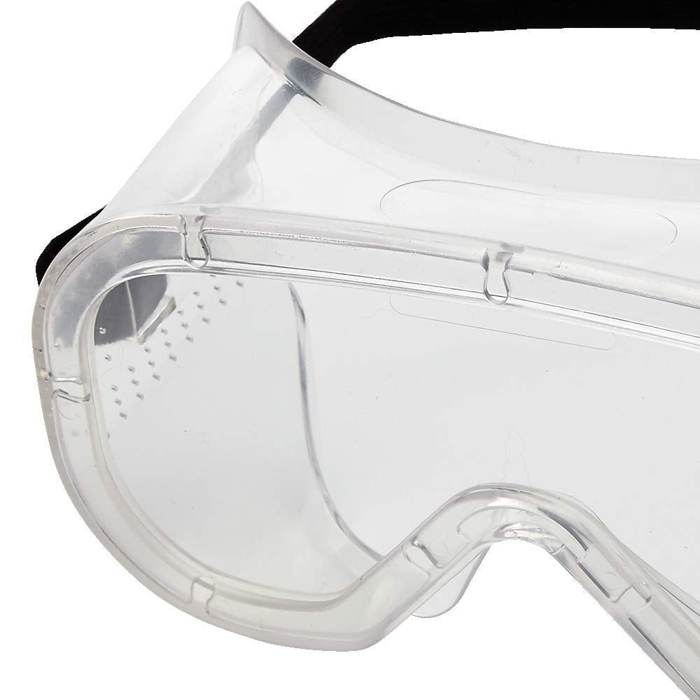 Sellstrom Safety Goggles, Soft Protective Eye Shield, Unisex, Clear Lens, Direct Vent, Adjustable Strap, S81000