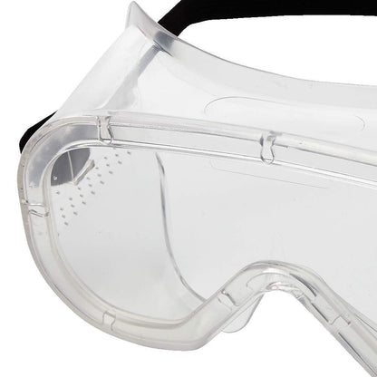 Sellstrom Safety Goggles, Soft Protective Eye Shield, Unisex, Clear Lens, Direct Vent, Adjustable Strap, S81000