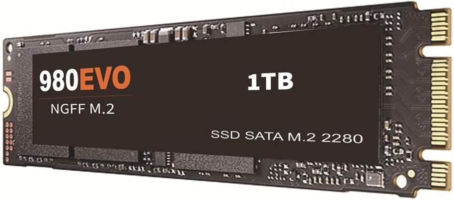 1 Piece, M.2 Solid State Drive SSD 2TB 1TB 512G Desktop Laptop Desktop Universal High-Speed Memory Card, Three Capacity Versions. (1TB)
